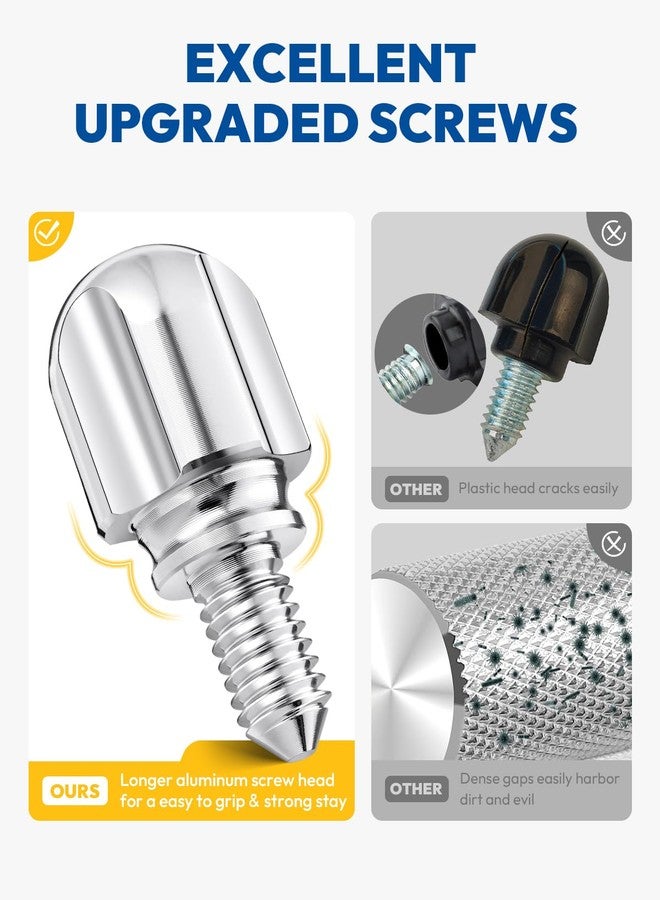 ANONEMOTO Attachment Knob Thumb Screw for KitchenAid Mixers, Upgraded 6061 Aluminum Long Screw Head Knob Replacement Parts, Replaces 9709194, 4162142, 240374 etc, Chrome - Image 5