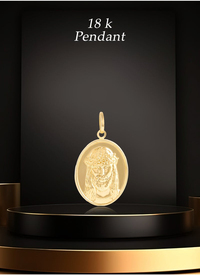 BAFLEH JEWELLERY - 18KT Gold Pendant - A Heavenly Adornment for the Modern - Image 1