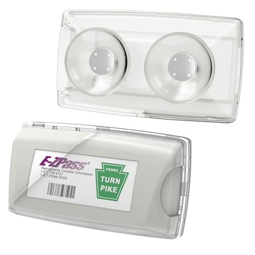 Zeyitian Ez Pass Holder Clear 1 Pack - Super Strong Suction Cups for Windshield, Toll Pass Transponder Holder for EZ Pass/iPass - Image 1