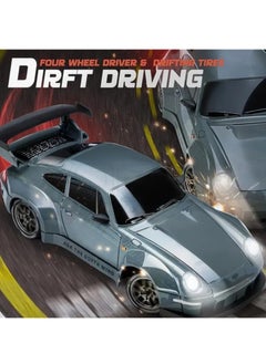 Harvestoy Harvestoy 1:24 Scale RC Drift Car - 2.4Ghz 4WD with Lights, Tires and Obstacle Tool for kids on Birthdays,gifts for kids, toy car for kids  - Image 3