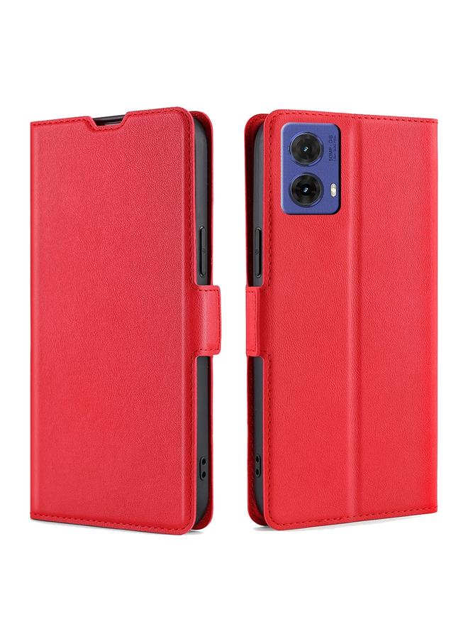 S-TOP Case For Motorola Moto G85 5G Ultra-thin Voltage Side Buckle Horizontal Flip Leather Phone Case - Image 1