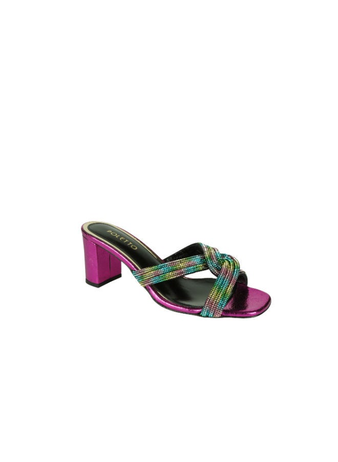 POLETTO Poletto Ladies High Block 4183177 V1 C1478 Pink  - Image 1