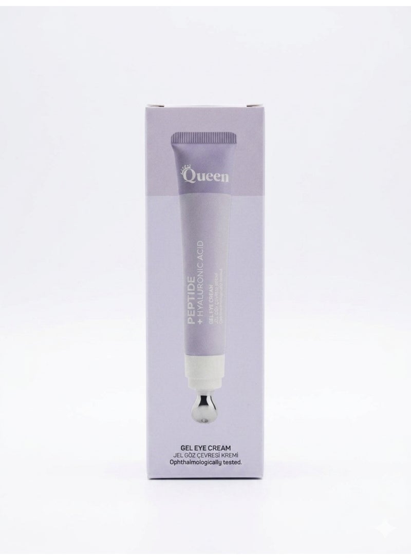 Queen PEPTIDE+HYALURONIC ACID GEL EYE CREAM 15 ml
