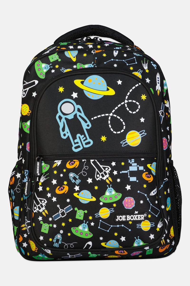 Joe Boxer Kids Boy Graphic Print Backpack, Multicolor - Image 1
