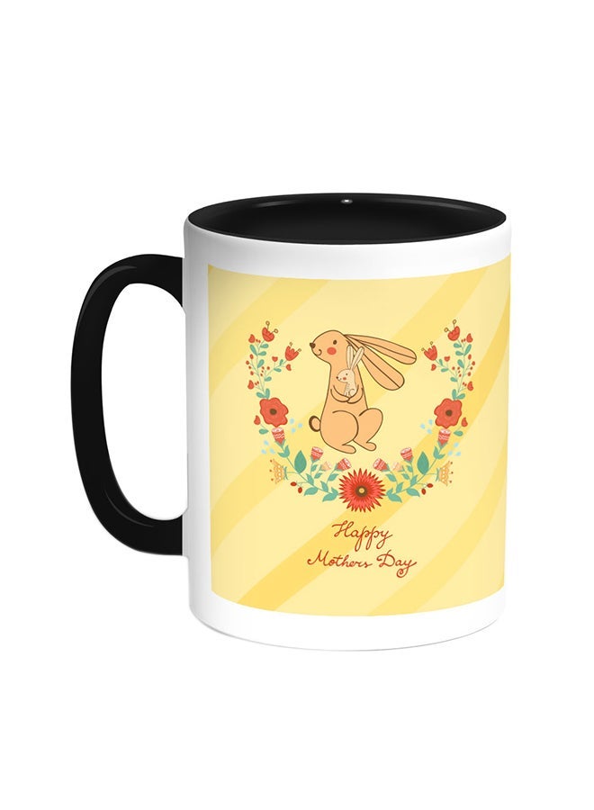 RYN Happy Mother's Day Printed Coffee Mug Black/White 11ounce