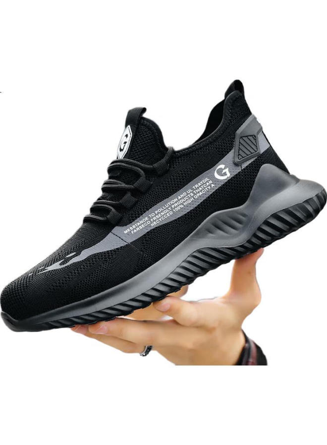 WELDON Weierdun Safety Shoes For Men, Summer Breathable Steel Toe Cap, Anti-Smashing, Anti-Puncture, Lightweight, Soft-Soled Work Safety Functional Shoes 2039 Size 44 - Image 2