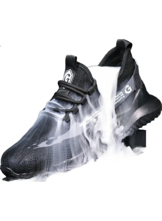 WELDON Weierdun Safety Shoes For Men, Summer Breathable Steel Toe Cap, Anti-Smashing, Anti-Puncture, Lightweight, Soft-Soled Work Safety Functional Shoes 2039 Size 44 - Image 3