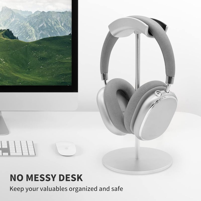 Srhythm Headphone Stand,Metal Headset Holder for Space-saving and Display - Image 2