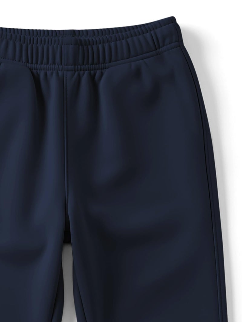 HELLCAT Trendy Solid Cotton Blend Regular Fit Track Pant for Boys - Pack of 3 Navy Blue/Beige/Black 5-6 Years - Image 5