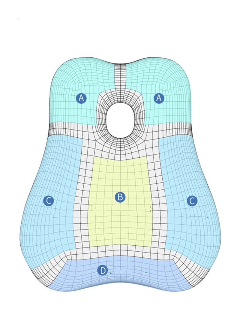 Cushion Office Lumbar Cushion Sedentary Waist Support Pregnancy Waist Pillow Lumbar Cushion Seat Memory Foam Cushion  - Image 5