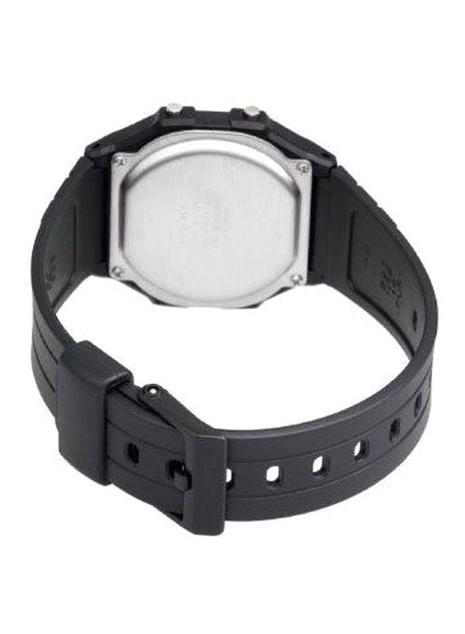 CASIO Men Illuminator Water Resistant Digital Watch F-105W-1A - 35 mm - Black - Image 2