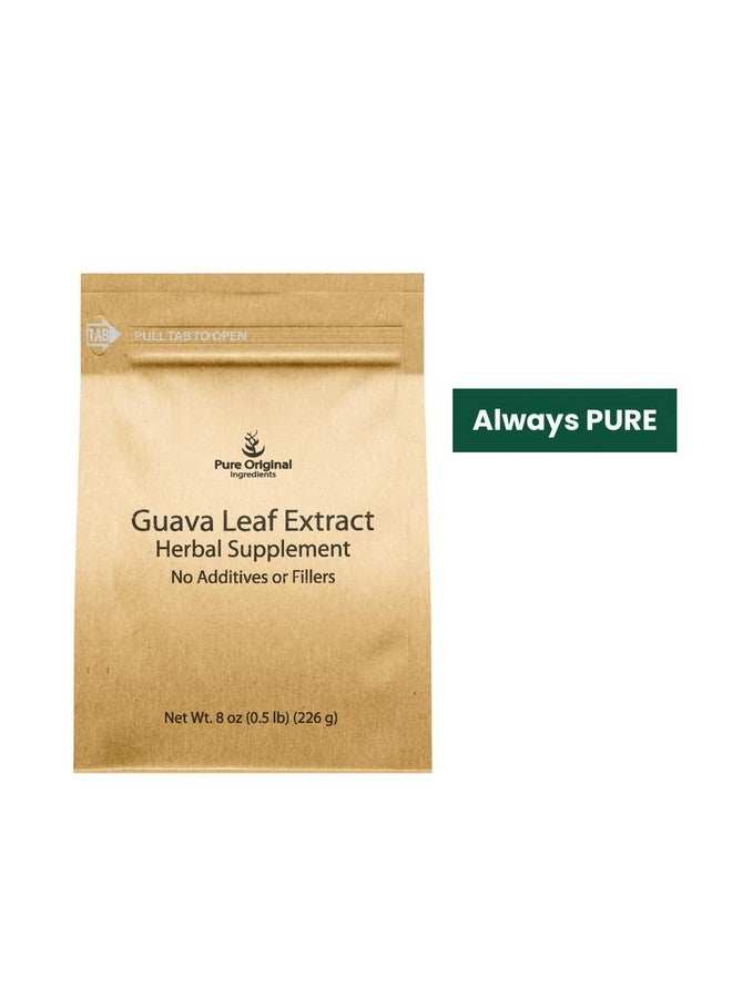 PURE ORIGINAL INGREDIENTS PURE ORIGINAL INGREDIENTS Guava Leaf Powder, 8 oz, 4:1 Extract, Herbal Supplement, Pure & Undiluted - Image 3