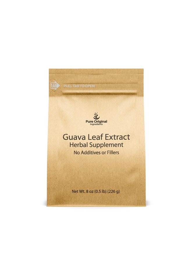 PURE ORIGINAL INGREDIENTS PURE ORIGINAL INGREDIENTS Guava Leaf Powder, 8 oz, 4:1 Extract, Herbal Supplement, Pure & Undiluted - Image 1