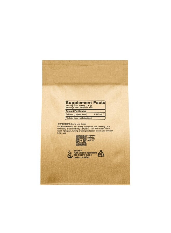 PURE ORIGINAL INGREDIENTS PURE ORIGINAL INGREDIENTS Guava Leaf Powder, 8 oz, 4:1 Extract, Herbal Supplement, Pure & Undiluted - Image 2