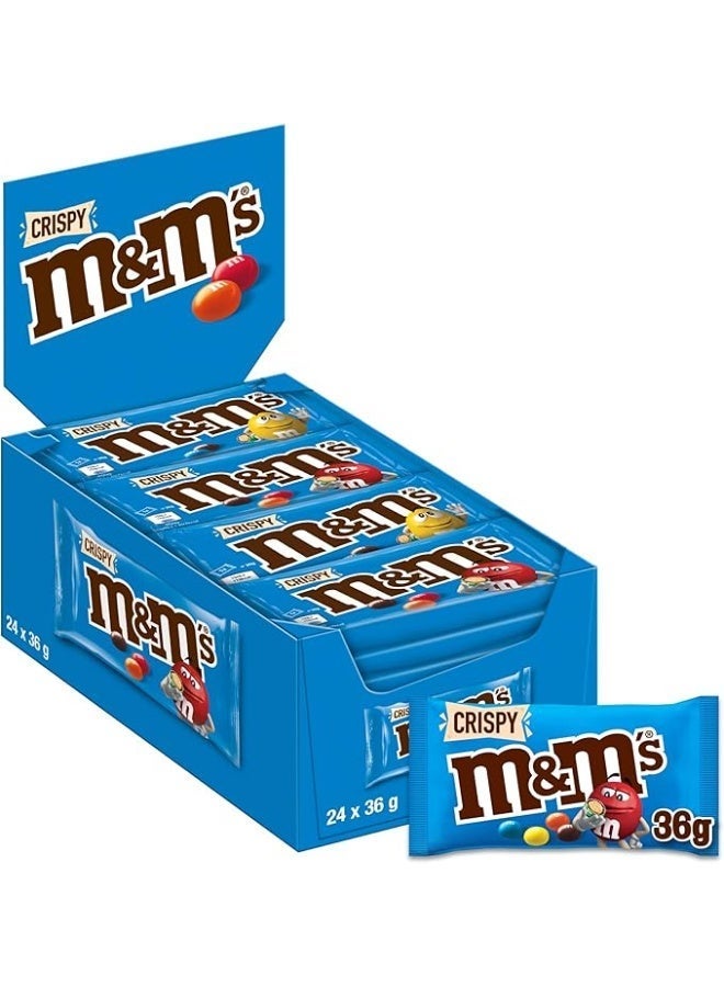 M&M'S Crispy Chocolate 36g x 24 (Pack of 24) - Image 1