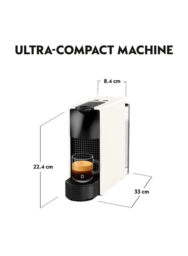 Nespresso Essenza Mini Coffee Machine By Nespresso, White, 0.6L (UAE Version) 0.6 L 1310 W C30-ME-WH-NE2 / C30-EU-WH-NE2 White - Image 5