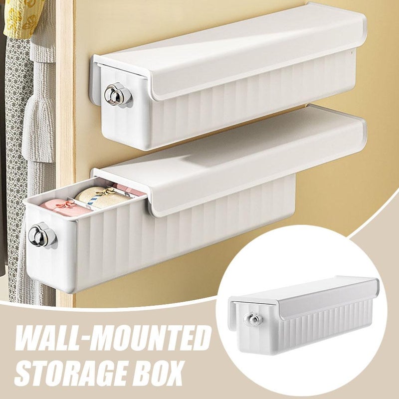 Wall-mounted underwear and sock organizer, wardrobe drawer organizer, three-in-one solution for storing intimate apparel. - Image 5
