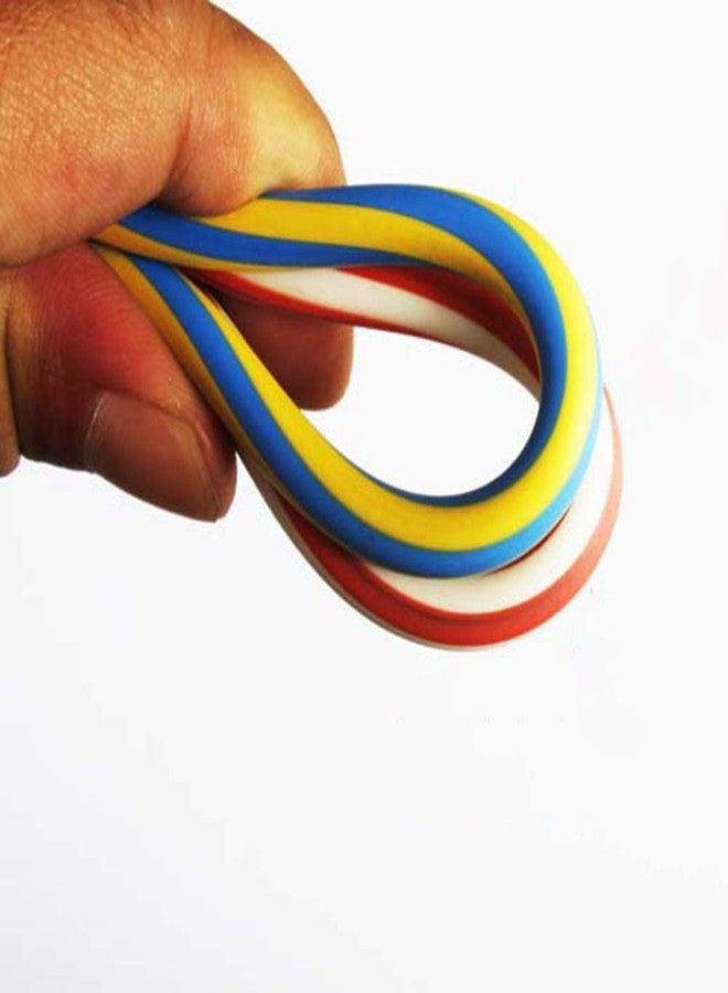 Hamiggaa 35 PCS Colorful Flexible Soft Bendable Pencil with Eraser, Magic Striped Pencil for Children and Students, Valentine's Day, Classroom Gifts, Back to School Supplies - Image 5