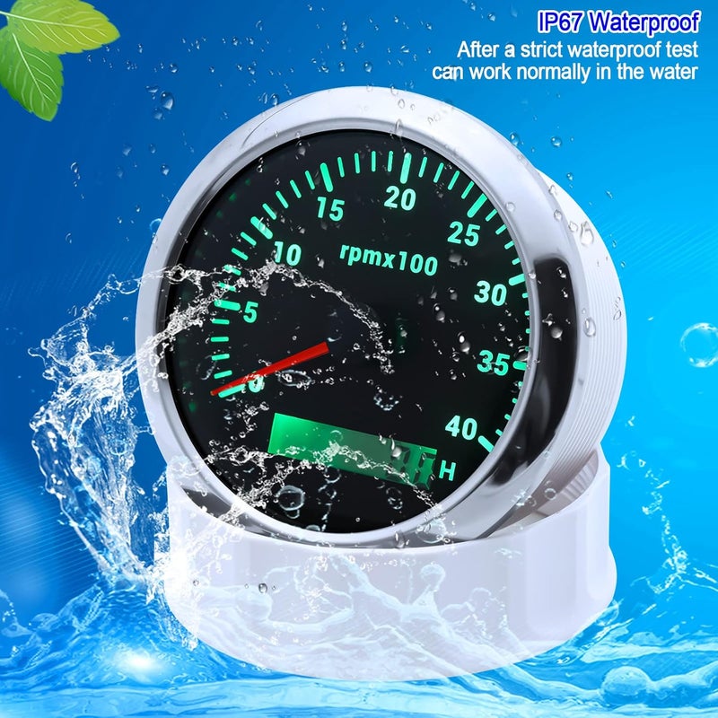 ARTILAURA 85mm Tachometer Gauge with 7 Color LED Display for Automotive Use - Image 5