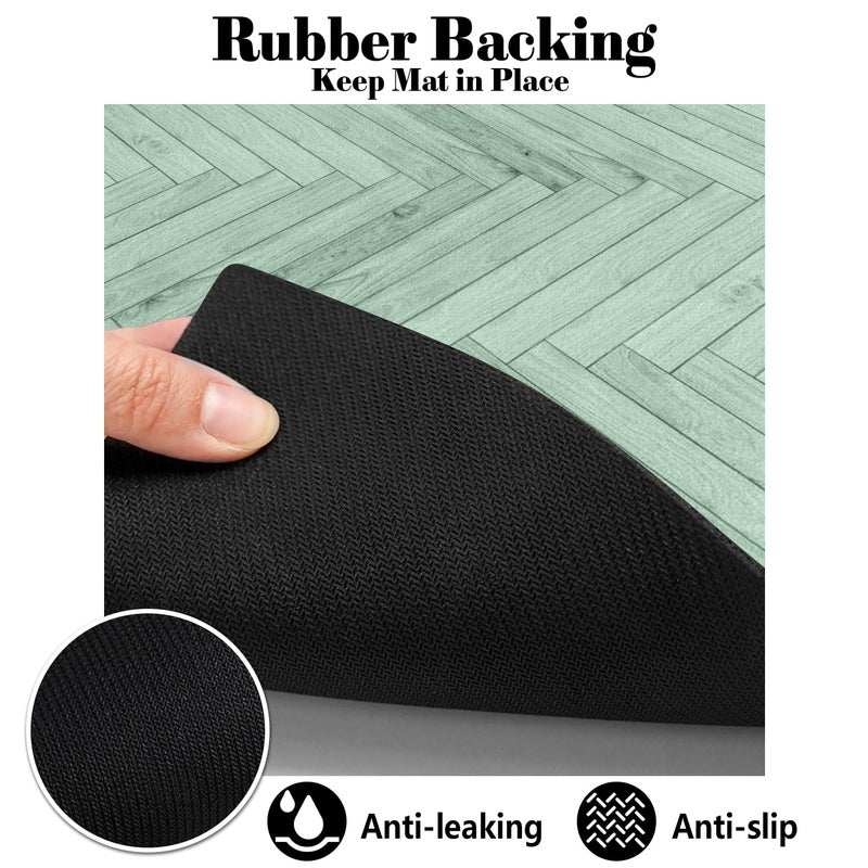 Ayiashiab Dog Food Mats for Floors Absorbent, Pet Cat Food Mat - Quick Dry Dog Bowl Mats for Food and Water, Eco-Friendly Boho Pet Supplies - Image 5