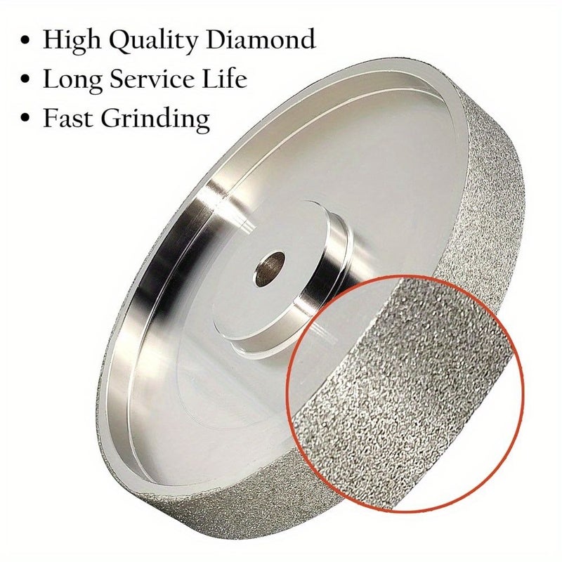 Single Diamond Grinding Wheel 6 Inch Multi Grit Sanding Disc 80 180 240 320 600 1000 - Image 3
