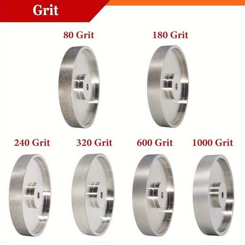 Single Diamond Grinding Wheel 6 Inch Multi Grit Sanding Disc 80 180 240 320 600 1000 - Image 4