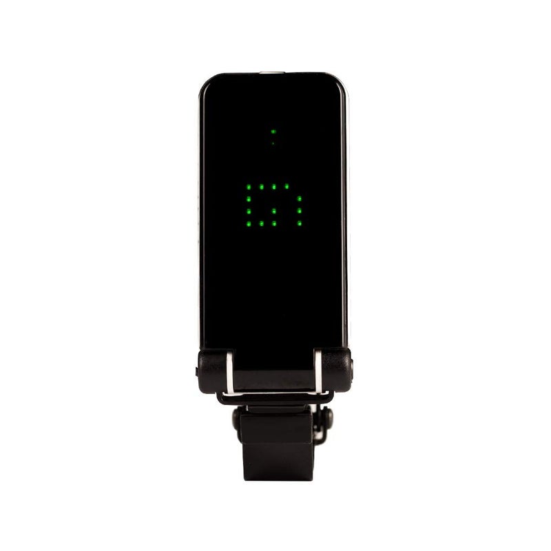 FLAMMA Guitar Tuner Clip On Tuner for Electric Guitar Bass Tuner Ukulele Tuner Power Saving Mode LED Display Metal Clip (White) - Image 2