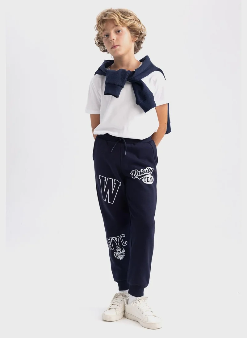 DeFacto Kids Printed Sweatpants
