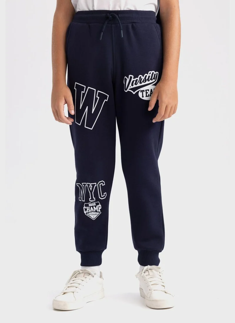 DeFacto Kids Printed Sweatpants