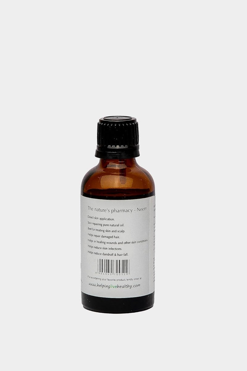 Revital Essential Neem Oil Natural Skin and Hair Solution Cold Pressed 100 Natural and DermatologistTested Reducing Infections Dandruff and Hair Fall 50ML - Image 2