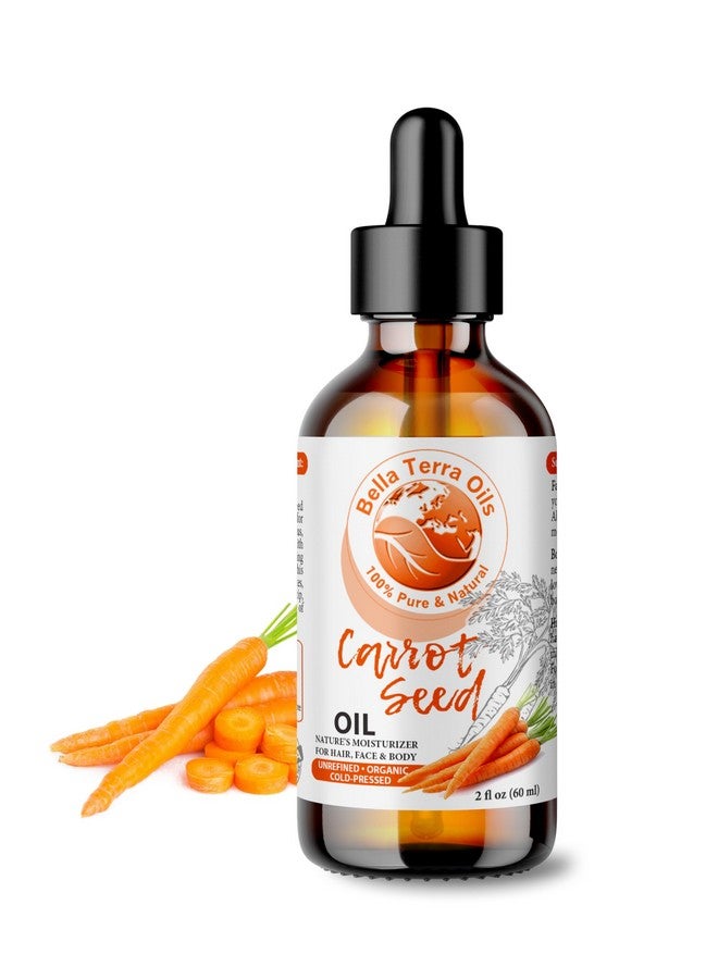 بيلا تيرا أويلز - زيت بذور الجزر العضوي 2 أونصة - غني بالكاروتين والعناصر الغذائية الأساسية، عزز نظام العناية بالبشرة الخاص بك بهذا الزيت الفاخر - Image 1