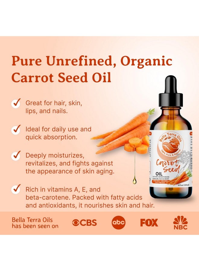 بيلا تيرا أويلز - زيت بذور الجزر العضوي 2 أونصة - غني بالكاروتين والعناصر الغذائية الأساسية، عزز نظام العناية بالبشرة الخاص بك بهذا الزيت الفاخر - Image 3