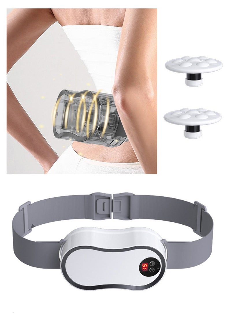 Loquat Waist Massager Belly Massager with Remote Control for Stomach Pain Back Lower Massager with Vibration Massage with USB Charging - Image 1