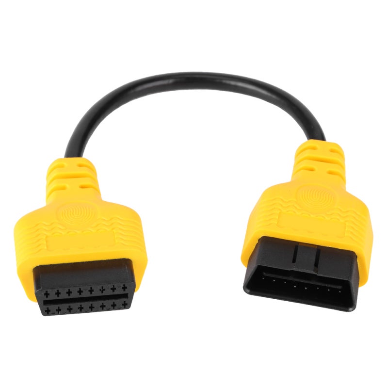 أوتول كابل تمديد OBD2 بطول 30 سم - PVC فاخر ومرن - كابل تمديد 16 سن ذكر إلى أنثى OBD2 لتشخيص واكتشاف أعطال السيارات - Image 1