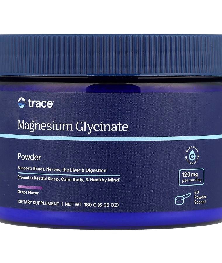 TRACE Magnesium Glycinate Powder Grape 6.35 oz (180 g)