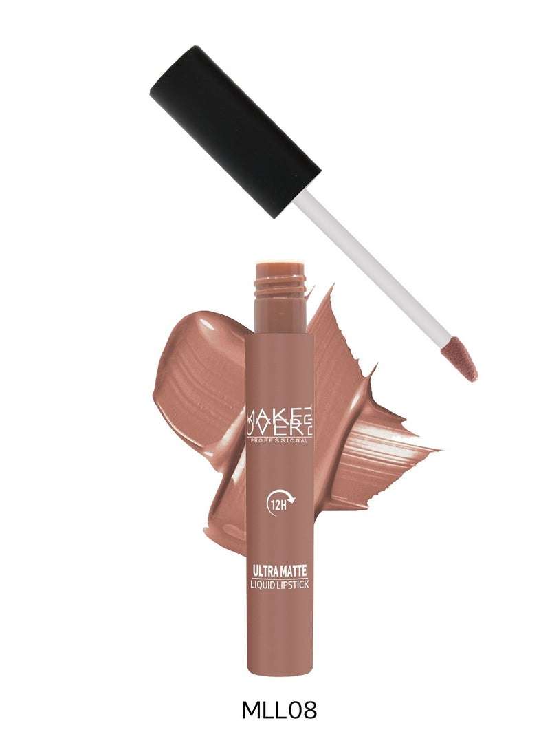 MAKE OVER 22 - MakeOver22 Ultra Matte Liquid Lipstick-MLL08 - Image 1