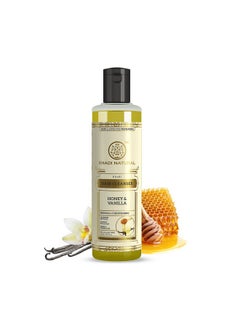 Khadi Natural Honey & Vanilla Hair Shampoo | Herbal Shampoo For Soft Hair | Shampoo For Hair Growth | Anti-Dandruff Shampoo | Suitable For All Hair Types | 210 Ml  - Image 1