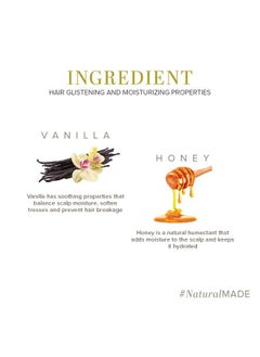 Khadi Natural Honey & Vanilla Hair Shampoo | Herbal Shampoo For Soft Hair | Shampoo For Hair Growth | Anti-Dandruff Shampoo | Suitable For All Hair Types | 210 Ml  - Image 4