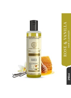Khadi Natural Honey & Vanilla Hair Shampoo | Herbal Shampoo For Soft Hair | Shampoo For Hair Growth | Anti-Dandruff Shampoo | Suitable For All Hair Types | 210 Ml  - Image 5