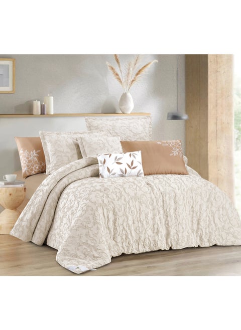Quilt Set From Levore With A Durable And Soft Fabric And A Modern And Distinctive Pattern That Satisfies All Tastes 8 Pieces King Size