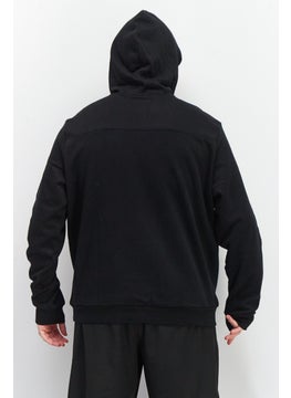PUMA Men Sportswear Fit Long Sleeves Outdoor Hoodie, Black  - Image 2