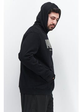 PUMA Men Sportswear Fit Long Sleeves Outdoor Hoodie, Black  - Image 3