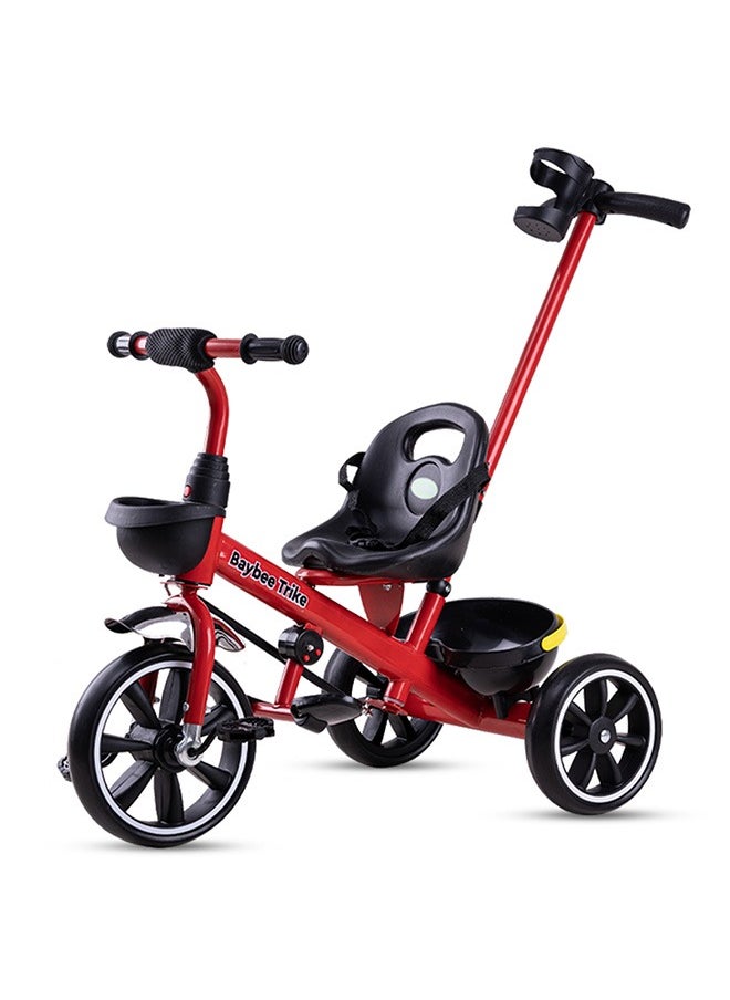 BAYBEE Baybee 2 in 1 Hero Baby Tricycle for Kids  Smart Plug and Play Kids Tricycle Cycle with Parental Push handle & Storage Baskets Baby Tricycle Cycle for Kids 2 to 5 Years Boy Girl Red  - Image 1