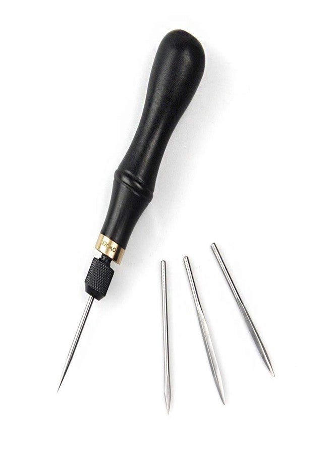 OWDEN Professional Leather Tool,4 in 1 awl Tool Set for leathercraft - Image 1