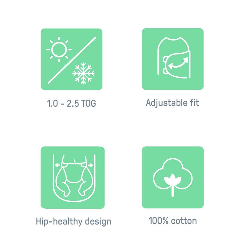 ingenuity سوادل مي من إنجينيتي - مجموعة المونوغرام، 1 عبوة، 1.0 توغ، 0-3 أشهر – نجوم نقطية - Image 5