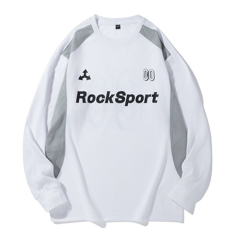 2025 Long-Sleeved T-Shirt For Men And Women, Wide Version, Large Size Basketball Uniform, Round Neck Sweatshirt, Men'S Bottoming Shirt, Top Clothes - Image 1