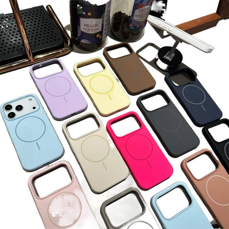 BB TPU MagSafe Case for iPhone 12 Pro Max with Shockproof and Drop Protection plus Shockproof plus Strong Magnetic plus Scratch Resistant in Orange - Image 2