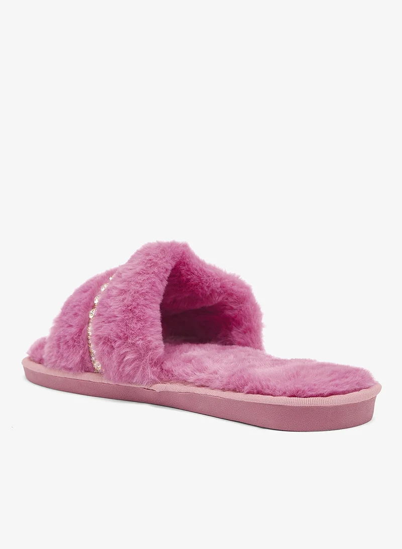 Ginger Printed Cozy Bedroom Slippers