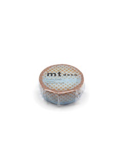 MT mt Washi Masking Tape, 15mm x 7 mtrs Shade - pop dot Blue, (Pack of 1)  - Image 2