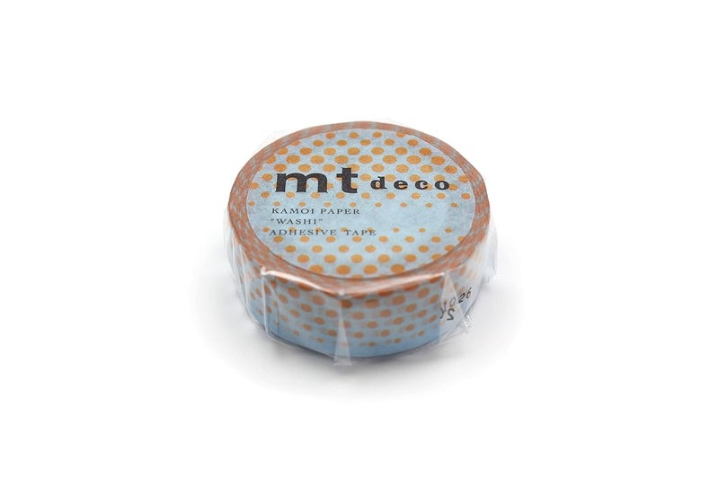 MT mt Washi Masking Tape, 15mm x 7 mtrs Shade - pop dot Blue, (Pack of 1)  - Image 2